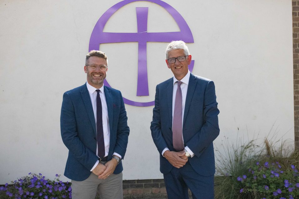 Rob Connelly, Executive Headteacher and Richard Cranmer, CEO of St Benet's MAT