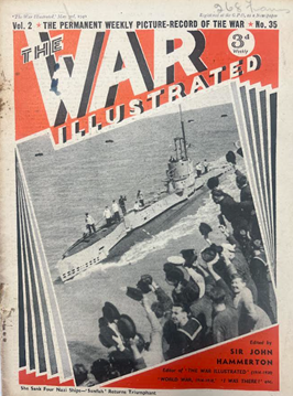 A newspaper from the start of the war brought into St Mary's Junior Academy