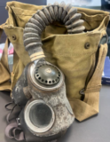 A WW2 gas mask brought into St Mary's Junior Academy