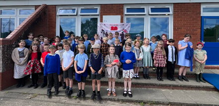 Pupils at St Mary's Junior Academy