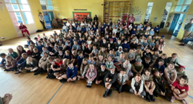 Pupils at St Mary's Junior Academy